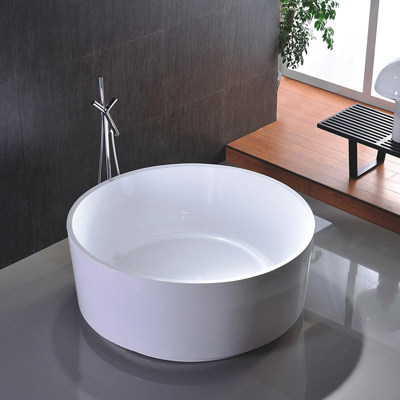 1400 Современная круглая отдельностоящая ванна, качество твердой поверхности