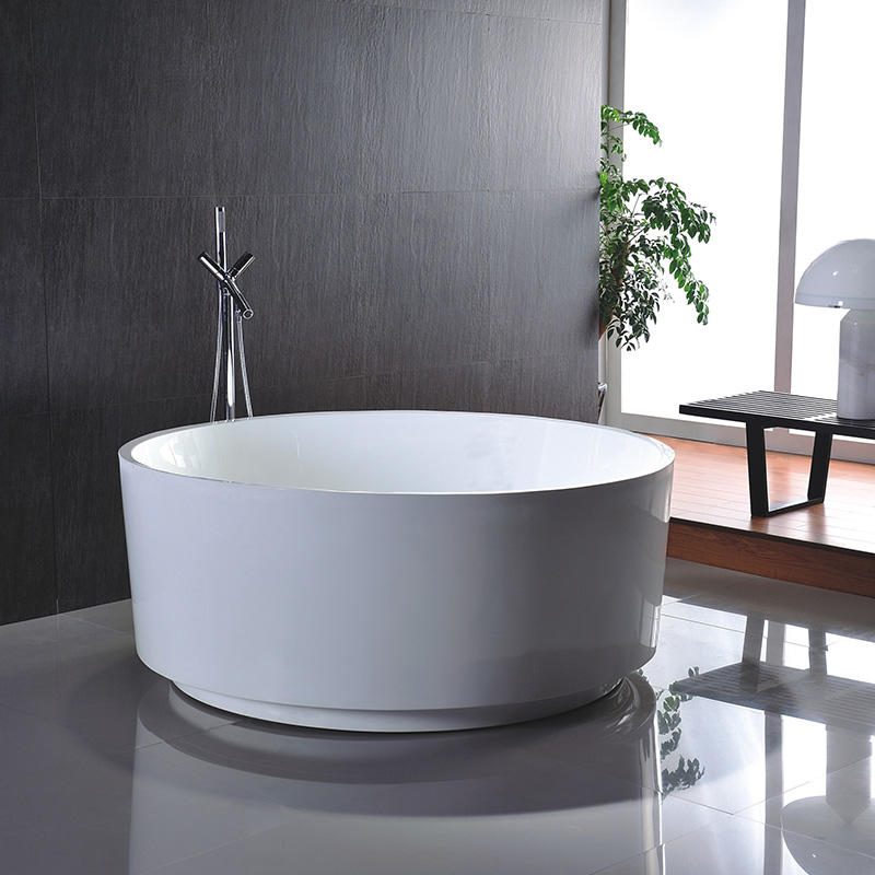 1400 Современная круглая отдельностоящая ванна, качество твердой поверхности