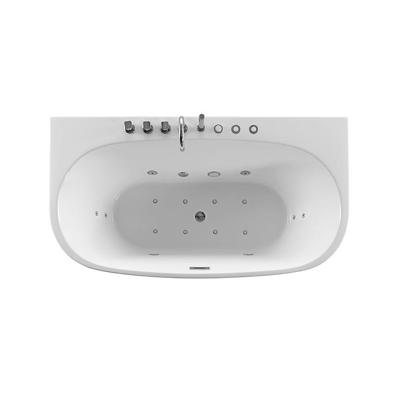 Современная акриловая скрытая ванна, комбинированная вода и воздух, джакузи