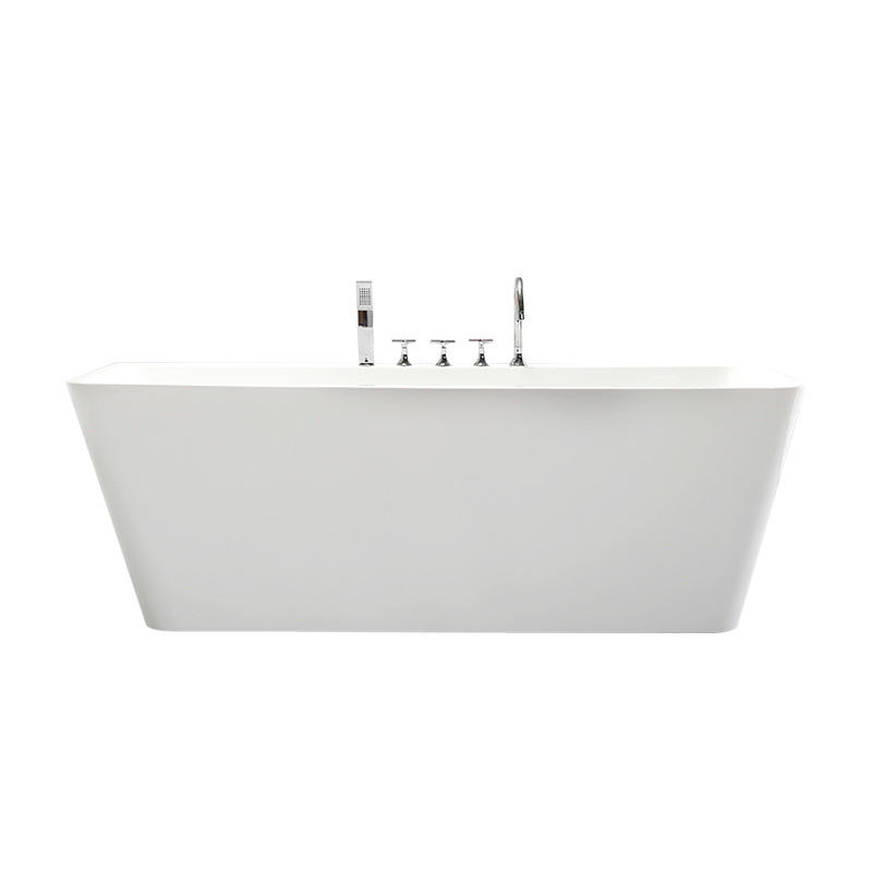 59-дюймовая 67-дюймовая акриловая ванна со спинкой к стене 6819b