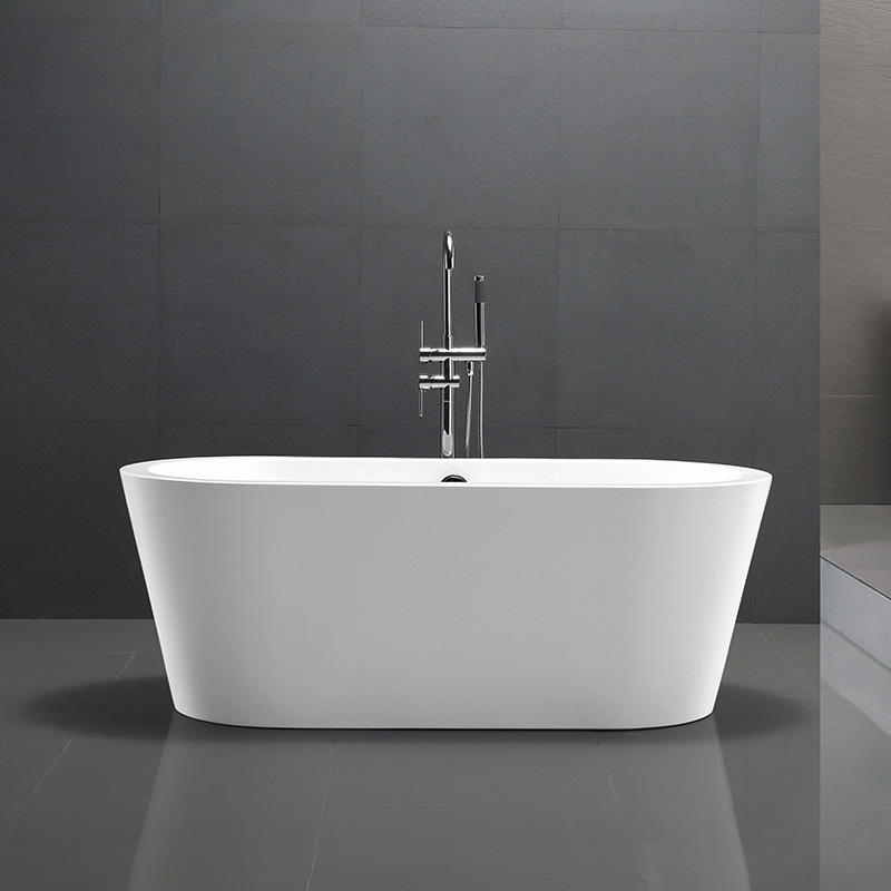 Популярная отдельностоящая ванна 59 дюймов 63 дюйма 67 дюймов 70,9 дюймов Современный стиль с четкими линиями 6812